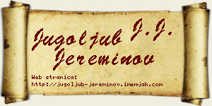 Jugoljub Jereminov vizit kartica
